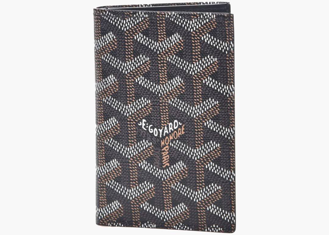 Goyard Victoire Wallet Goyardine Black in Coated Canvas