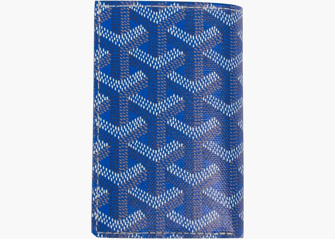 Goyard Richelieu Wallet Coated Canvas Long Blue 2172582