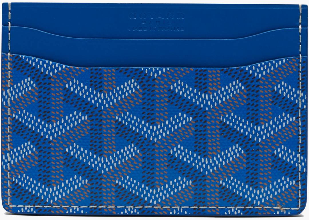 Goyard Saint Sulpice Card Holder Goyardine Navy