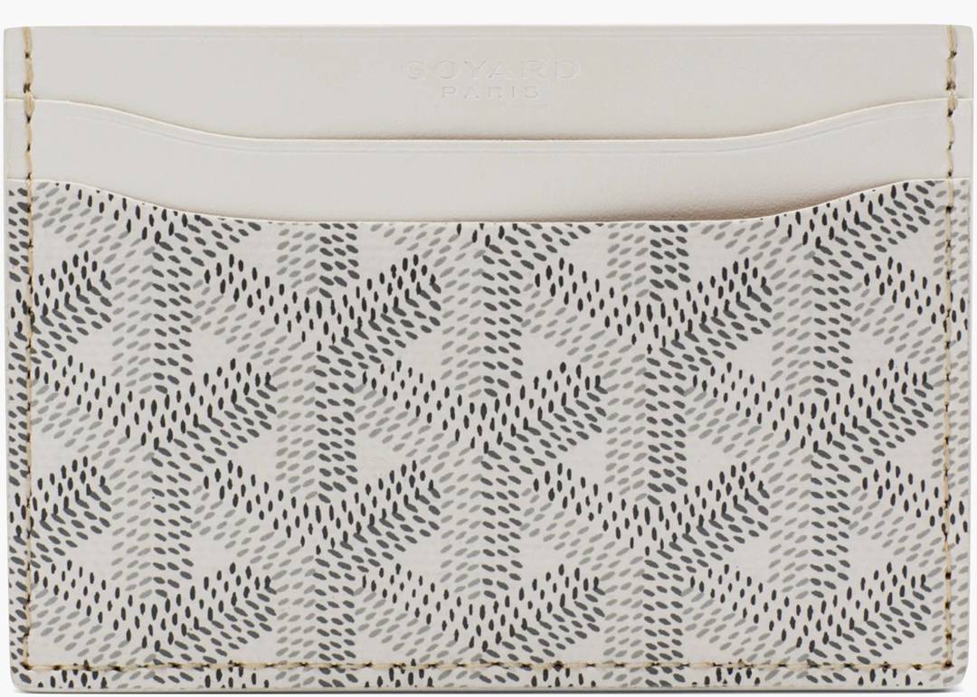 Goyard Saint Pierre card holder White Cloth ref.572459 - Joli Closet