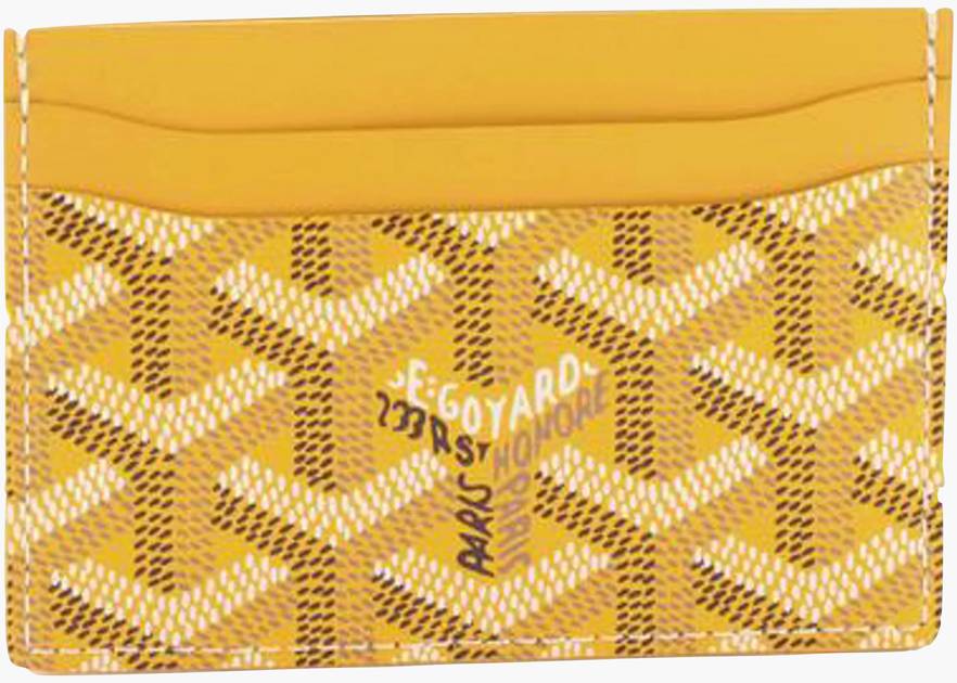 Goyard Brown Goyardine Coated Canvas Saint Sulpice Card Holder Goyard