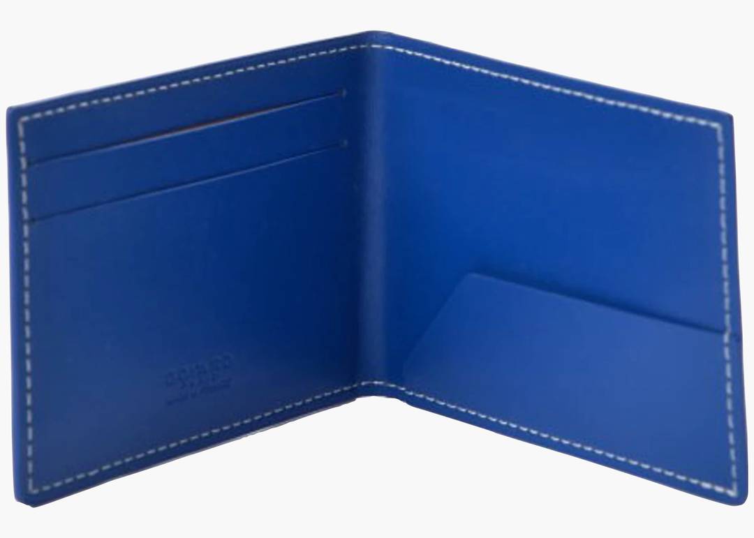 GOYARD Goyardine Multi Slot Bi-Fold Wallet Sky Blue 251581