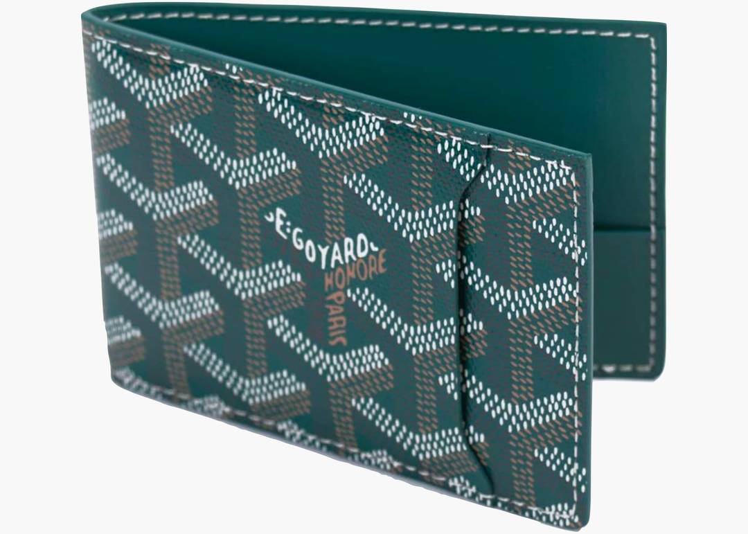 Goyard Goyardine Victorie Leather Wallet - Blue Wallets