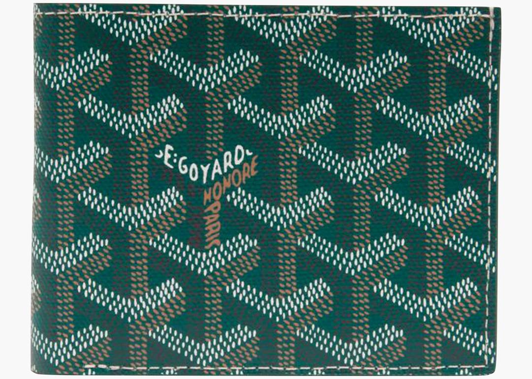 Goyard 100% Coated Canvas Green Goyardine Belvedere MM One Size - 35% off