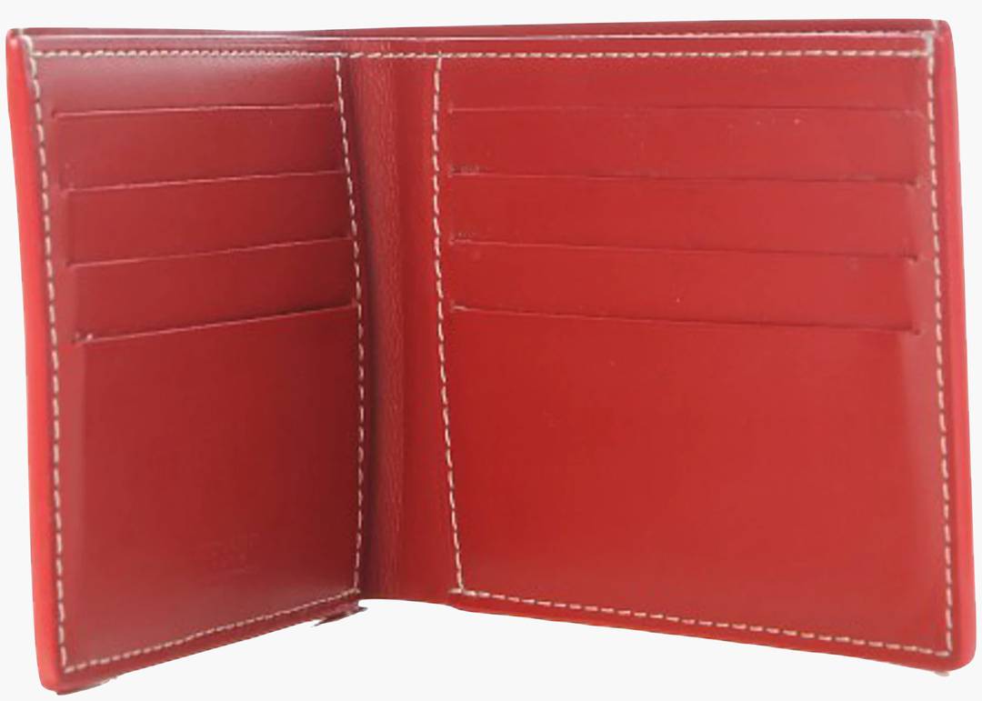 Goyard Victoire Wallet Red in Canvas/Calfskin - US