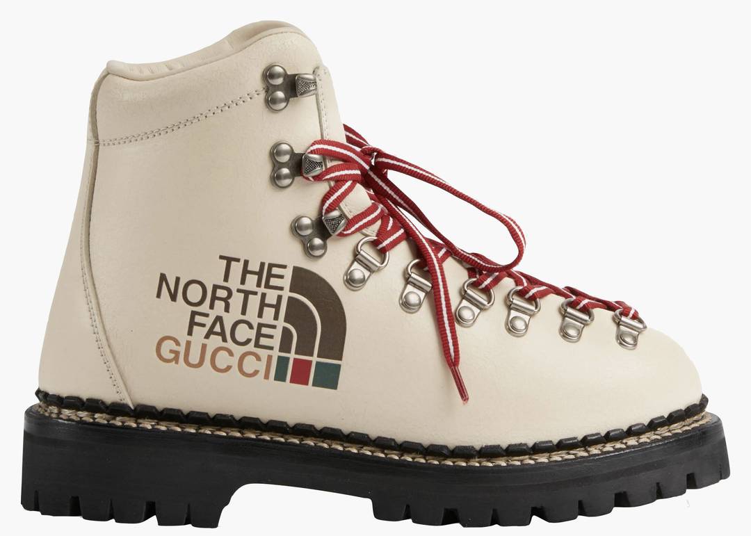 Gucci X The North Face Boots, White, Size 7, New in Box WA001