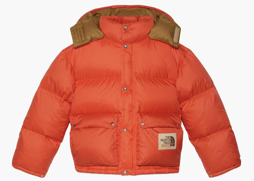 Gucci X The North Face Nylon Jacket Orange