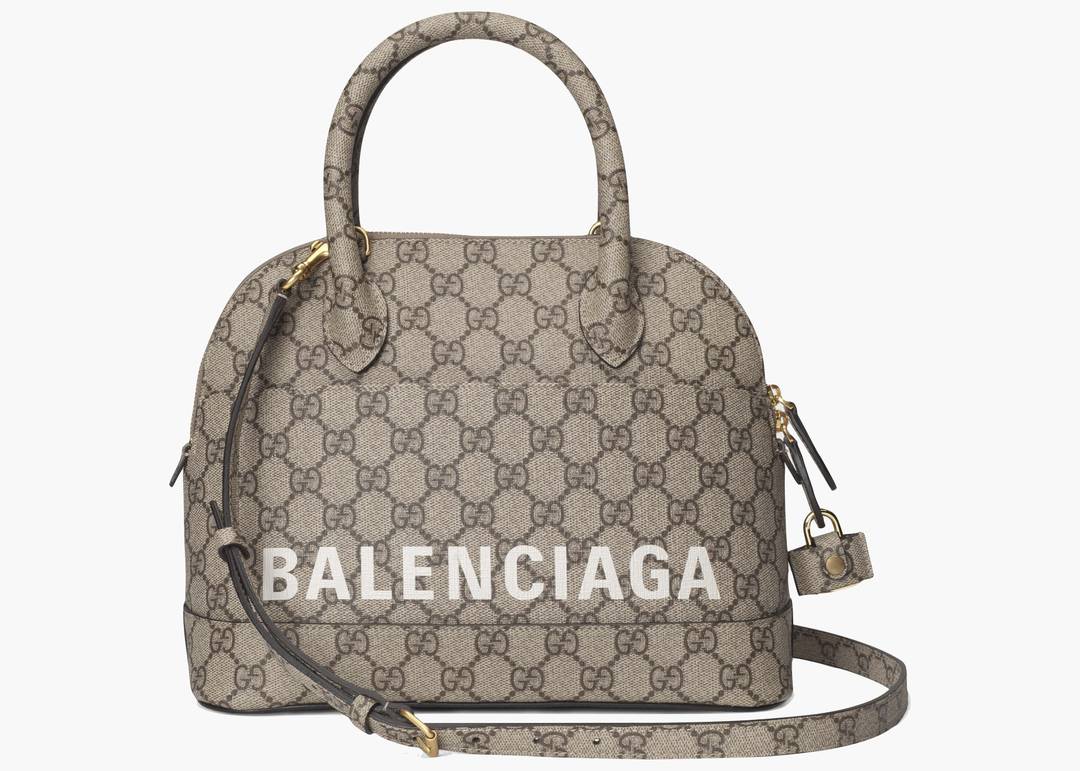 Gucci X Balenciaga Hacker Project GG Neo Classic Bag Brown Medium Cloth  ref.1008115 - Joli Closet