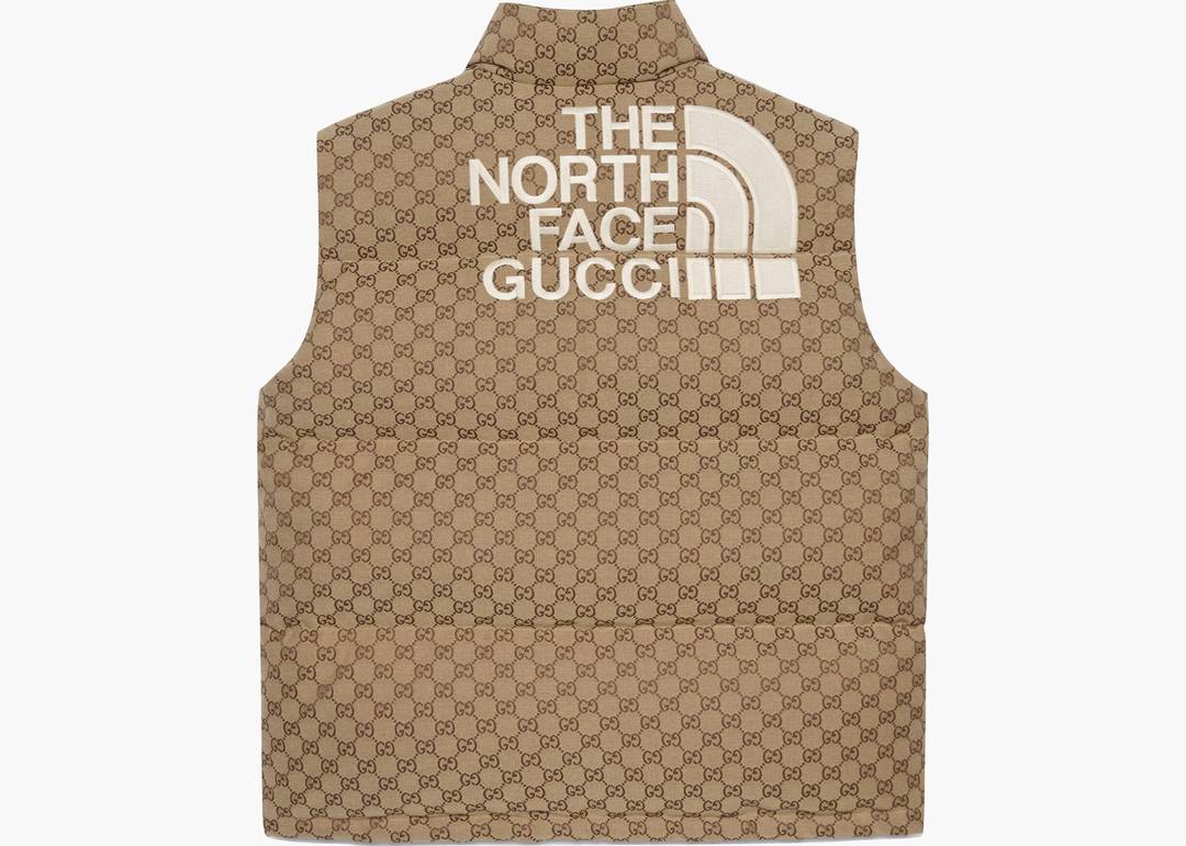 The North Face x Gucci Down Vest Navy (Size Medium) - Gently