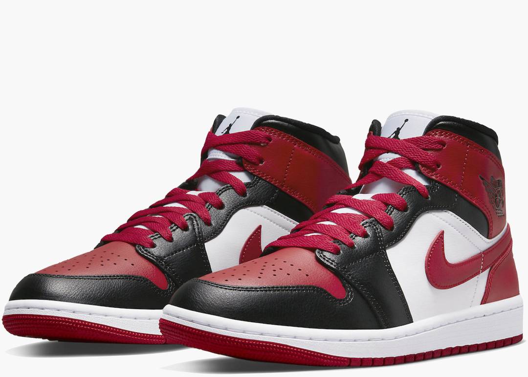 Nike Air Jordan 1 Mid Alternate Bred Toe (W) | Hype Clothinga