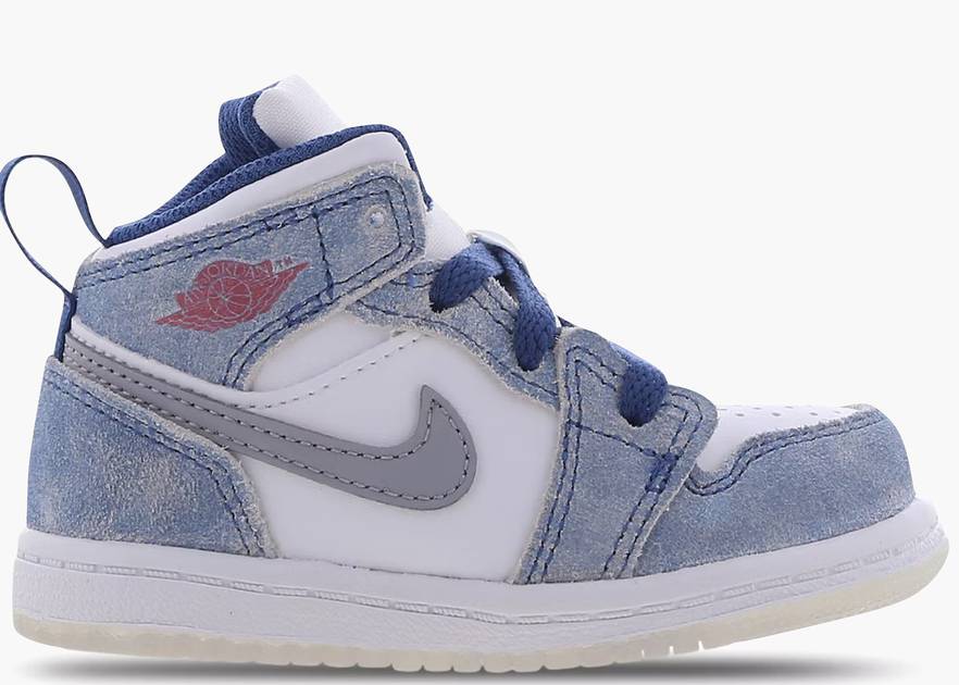Nike Air Jordan 1 Mid SE French Blue Light Steel (TD) | Hype Nike Air Jordan 1 Mid SE French Blue Light Steel (TD) | Hype