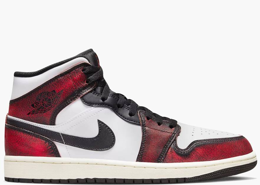 Nike Air Jordan 1 Mid Wear-Away Chicago | Hype Clothinga