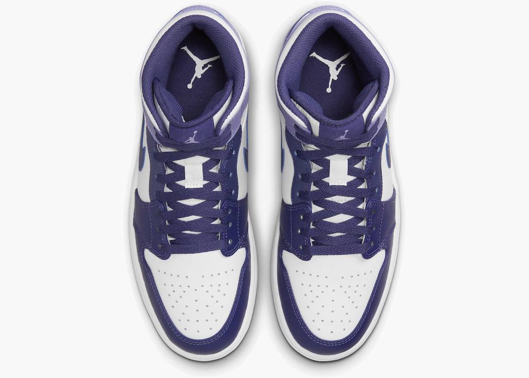 Nike Air Jordan 1 Mid White Sky J Purple (GS) | Hype Clothinga Nike Air Jordan 1 Mid White Sky J Purple (GS) | Hype Clothinga