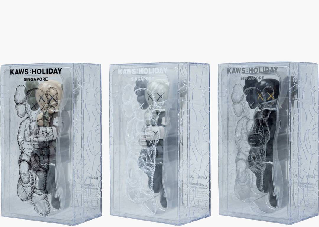 KAWS HOLIDAY SINGAPORE Figure Set Brown/Grey/Black | Hype Clothinga