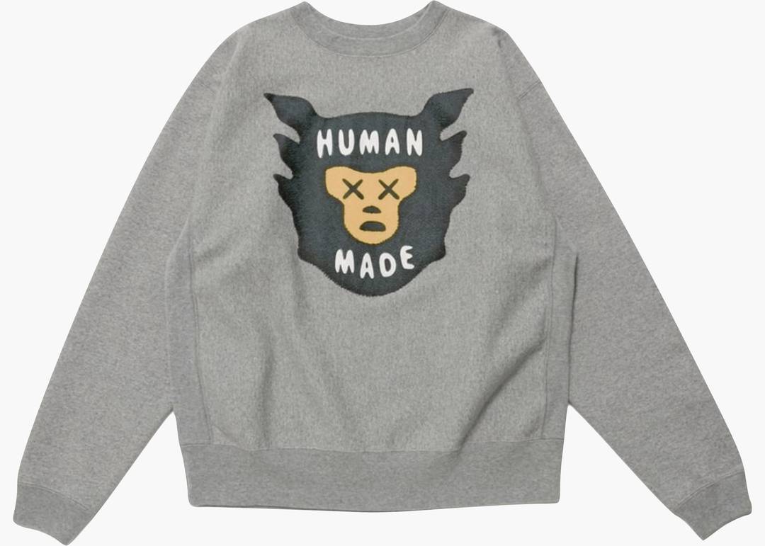 KAWS x Human Made #1 Sweatshirt Grey