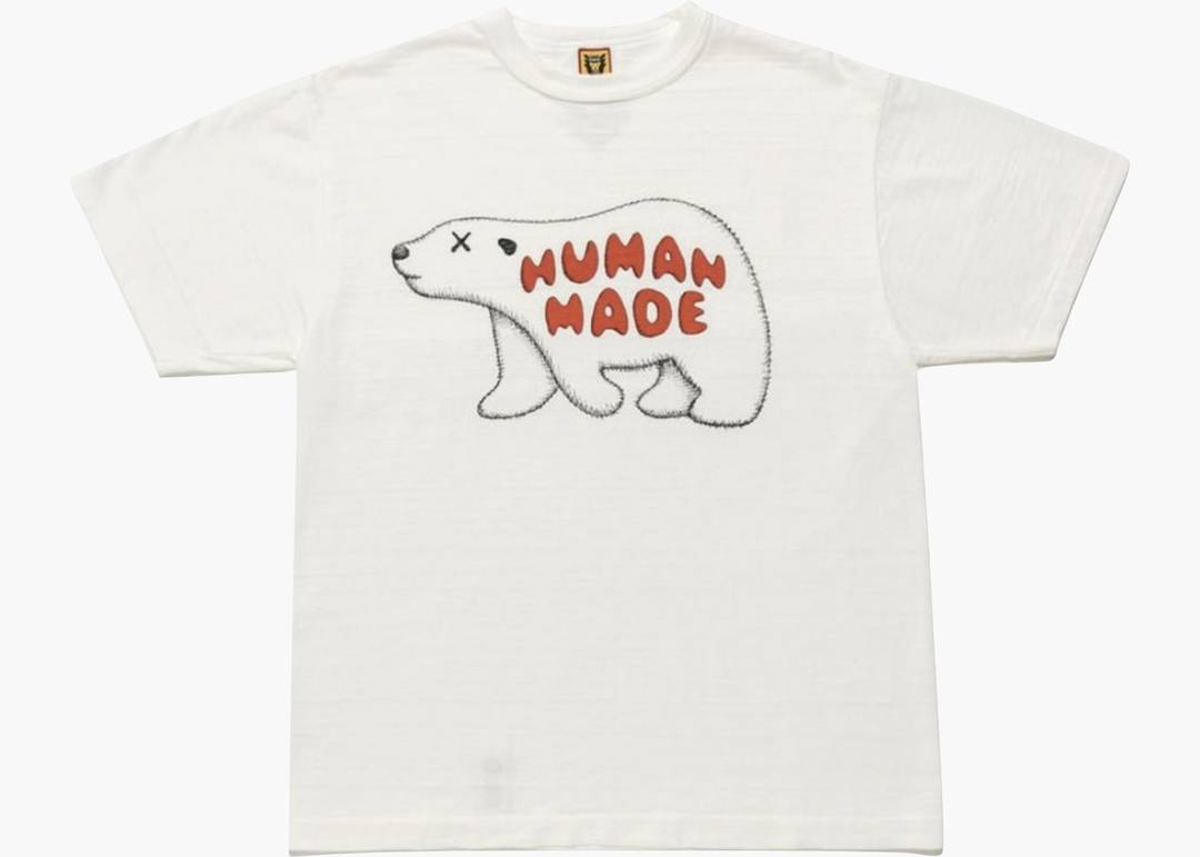 KAWS x Human Made #7 Tee White