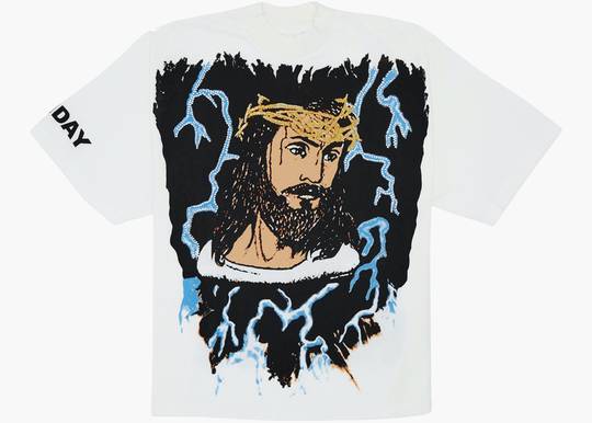Kanye West AWGE for JIK Lightning T-Shirt Multi Kanye West AWGE for JIK Lightning T-Shirt Multi