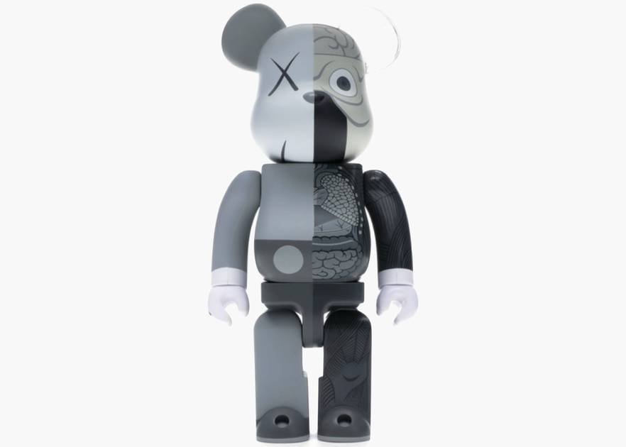 Kaws Bearbrick Dissected 400% Grey Kaws Bearbrick Dissected 400% Grey