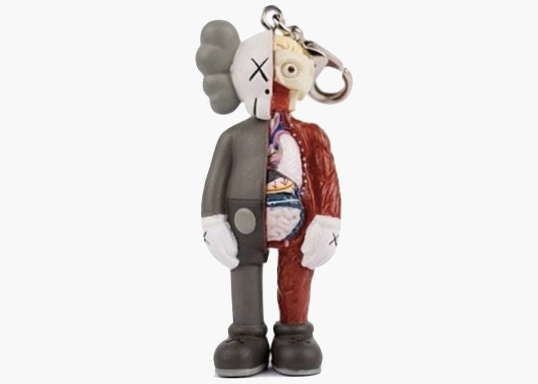 Kaws Keychain Flayed Companion Brown