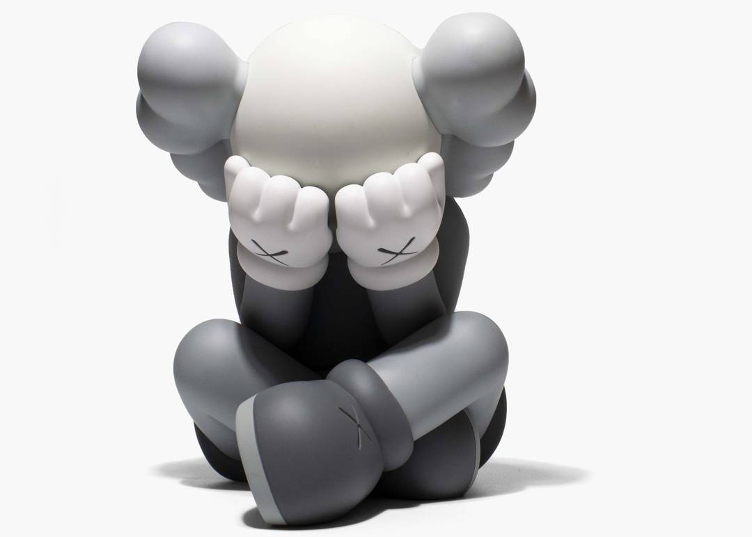 Kaws Separated Vinyl Figure Grey