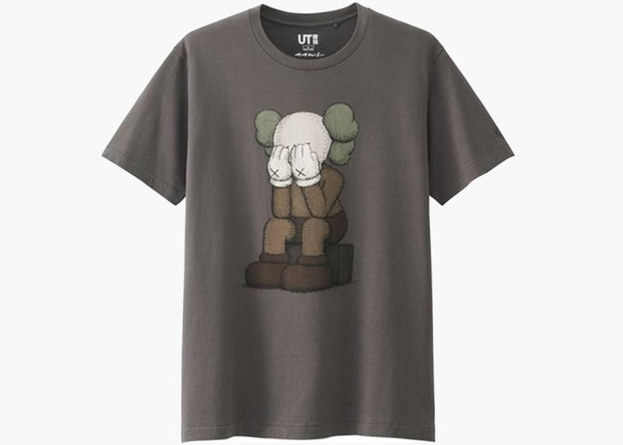 KAWS x Uniqlo x Sesame Street Companion Trash Can Tee Japanese Sizing  White  SS18  US