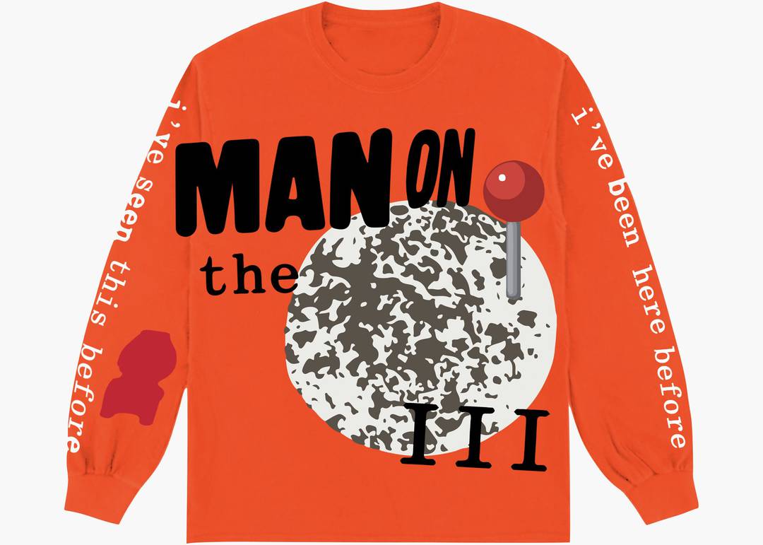 Kid Cudi CPFM For MOTM III Return 2 Madness L/S T-Shirt Orange