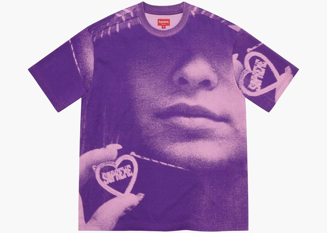 Supreme Kim Necklace S/S Top Purple | Hype Clothinga