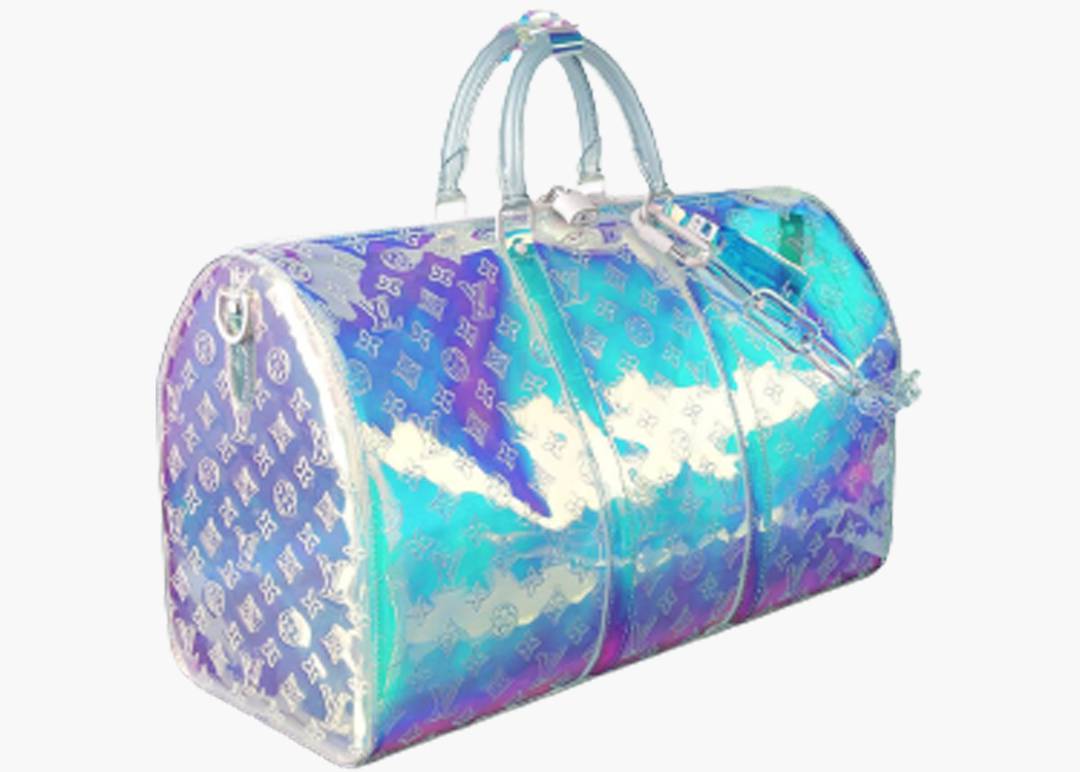 BRAND NEW-Limited edition Louis Vuitton keepall 50 Light Up virgil