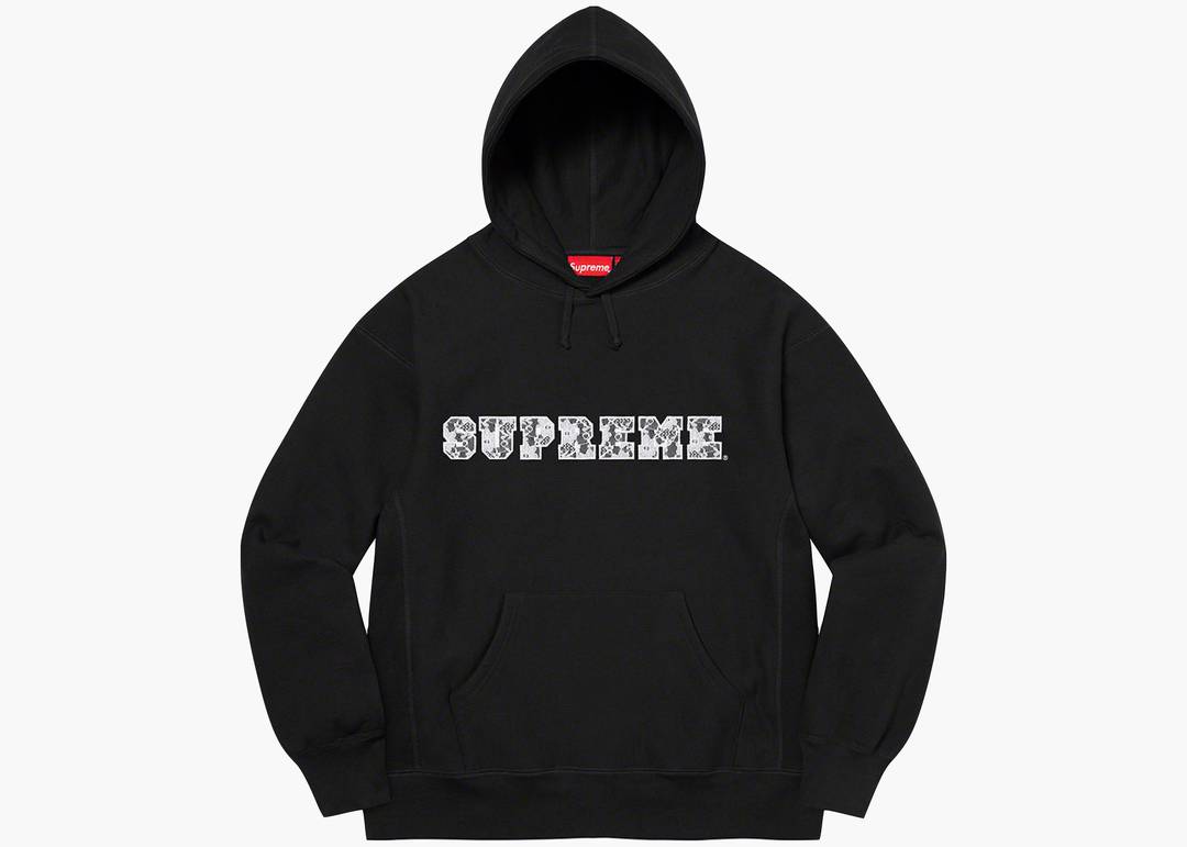 パーカーSupreme Lace Hooded Sweatshirt Black