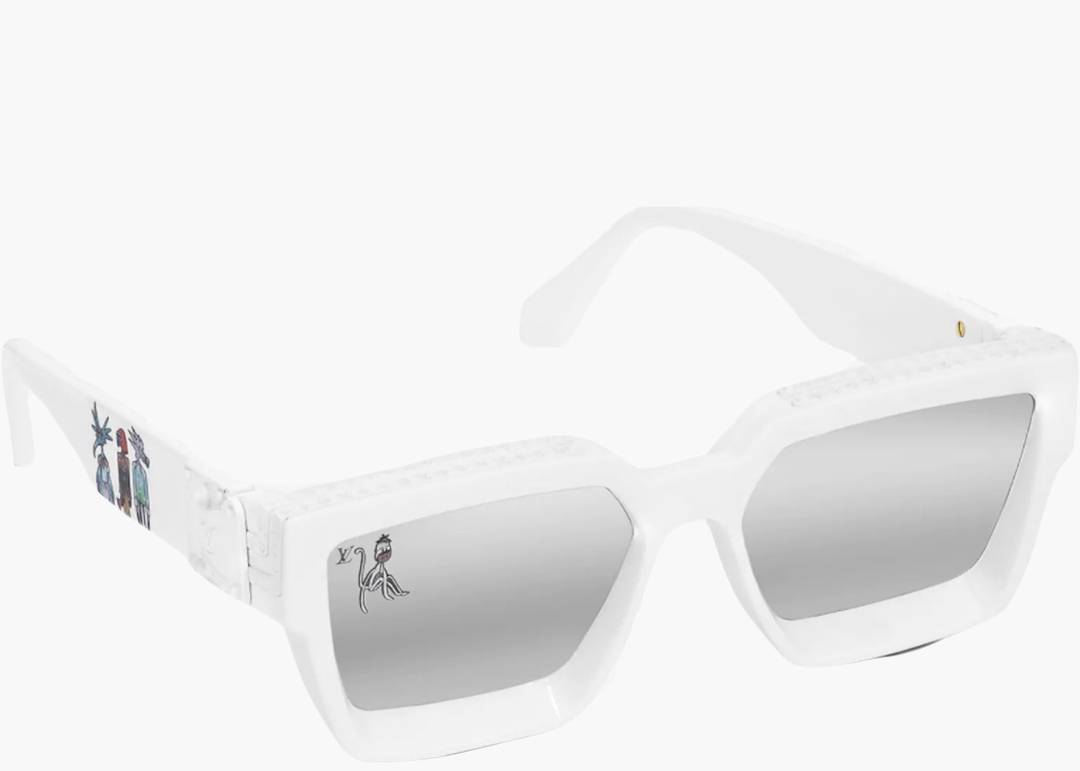 Louis Vuitton 1.1 Millionaire Sunglasses White in Acetate