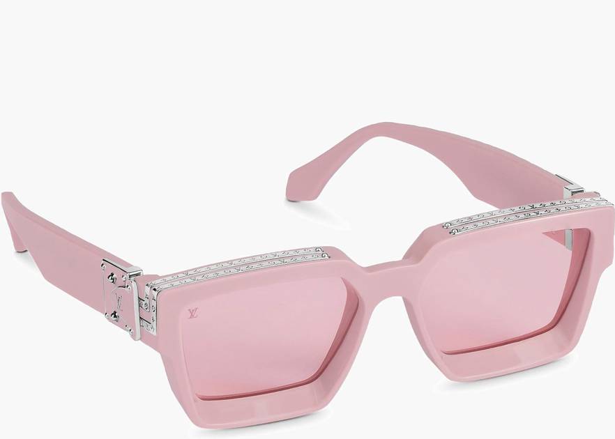 LOUIS VUITTON Acetate 1.1 Millionaires Sunglasses Z1324W Pink 586519