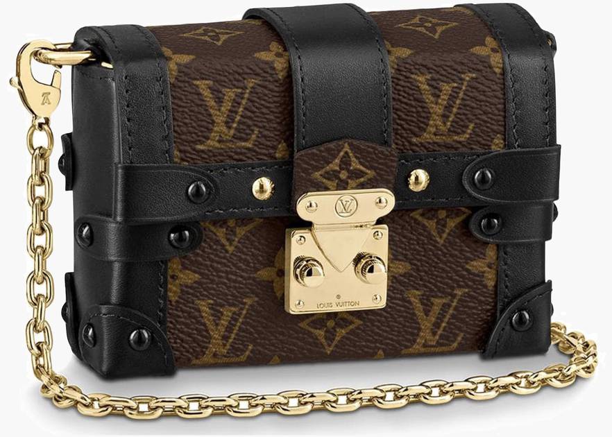 Louis Vuitton Essential Trunk Monogram Black in Coated Canvas/Leather with  Gold-tone - US