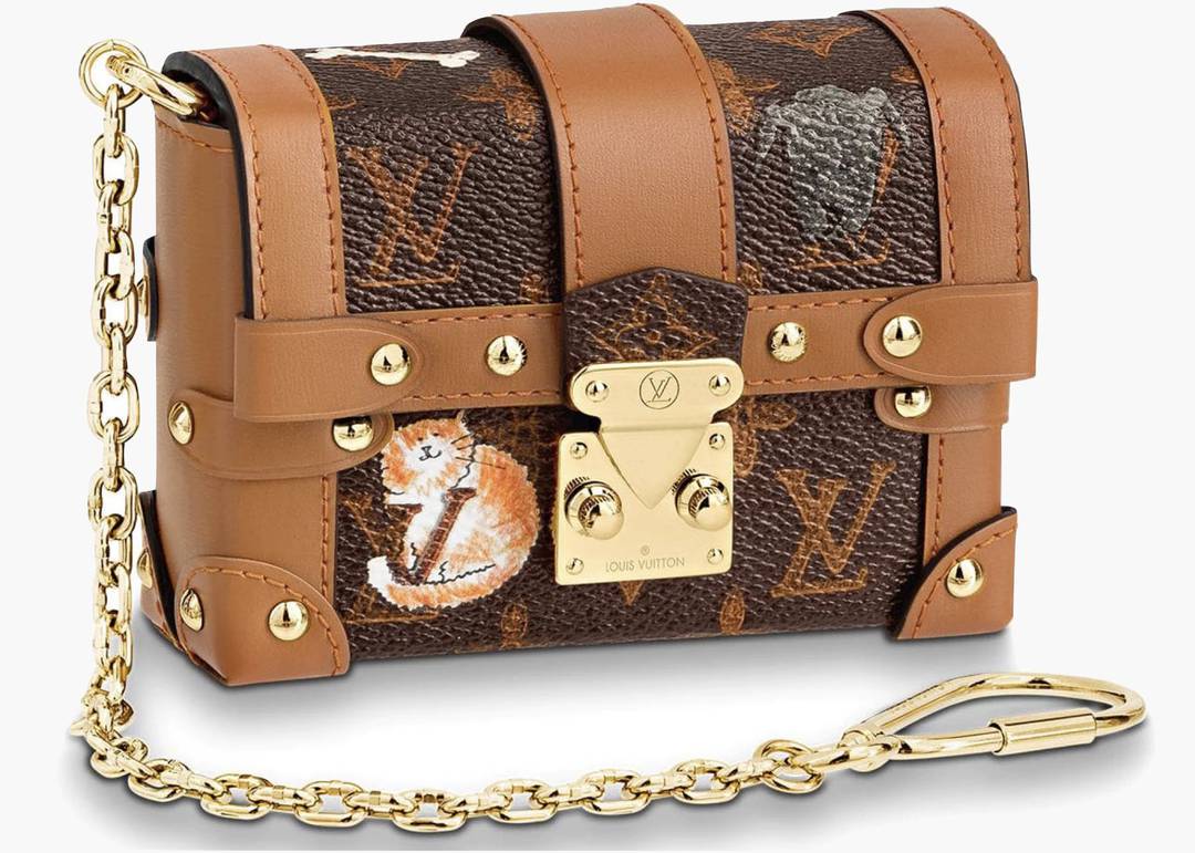 Louis Vuitton Mister Trunk Key Holder and Bag Charm Brown Monogram Canvas