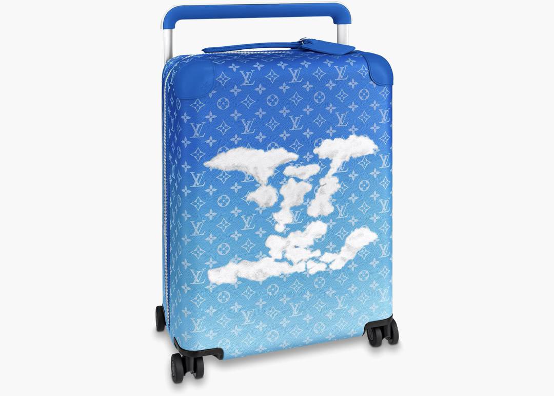 Louis Vuitton Horizon 55 LV Clouds Blue White Cabin Rolling Luggage Travel  Bag