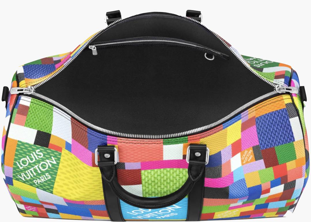 LOUIS VUITTON Monogram 2054 Capsule Keepall Bandouliere 50 Multicolor 3D