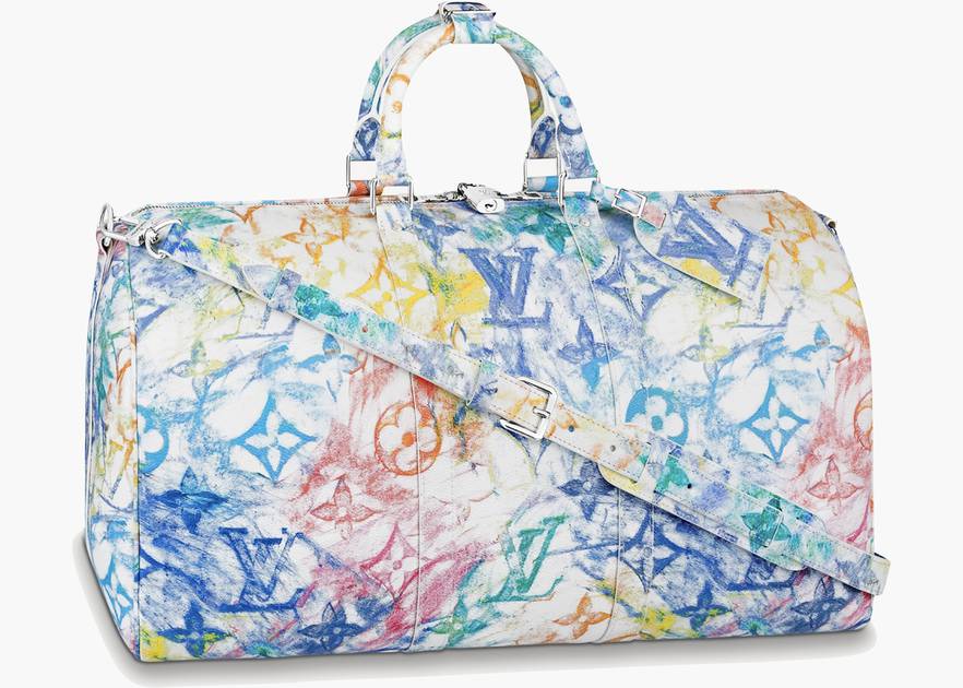 Louis Vuitton Keepall Bandouliere 50 Sunset Monogram Multicolor in Coated  Canvas with Silver-tone - US