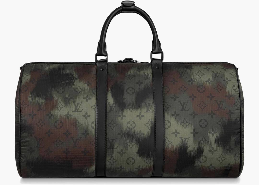 Louis Vuitton Virgil Abloh Green And Brown Monogram Camouflage