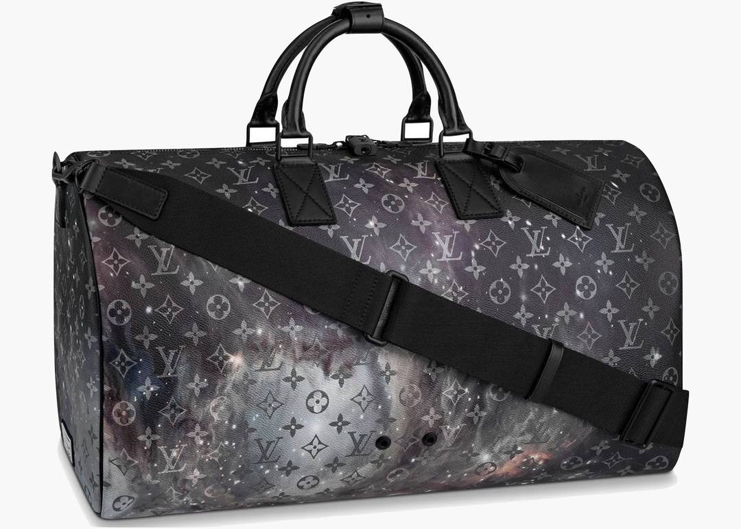 Louis+Vuitton+Keepall+Bandouliere+Duffle+50+Grey+Canvas for sale online