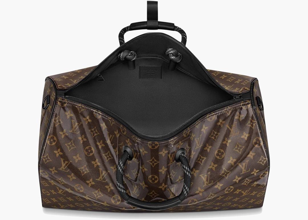 Louis Vuitton, Bags, Louis Vuitton Keepall Bandouliere Bag Limited  Edition Monogram Glaze Canvas 5