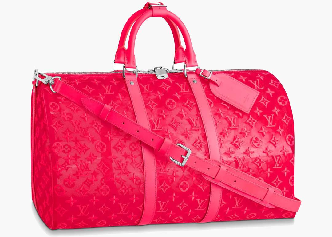 BRAND NEW-Limited edition Louis Vuitton keepall 50 Light Up virgil