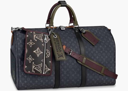 Louis Vuitton Keepall Bandouliere Monogram Galaxy 50 Black Multicolor in  Coated Canvas with Black-tone - US