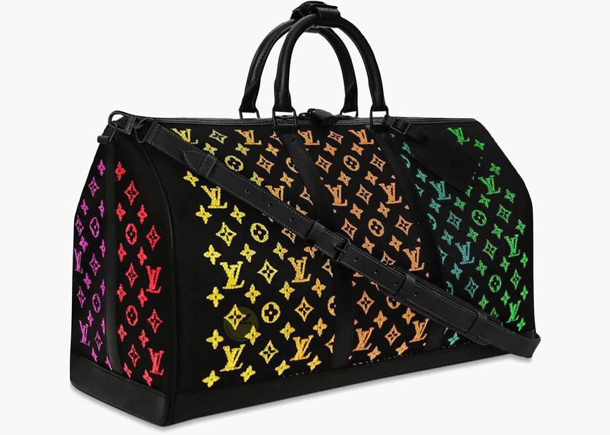 Louis Vuitton Keepall Monogram Fiber Optic Cable