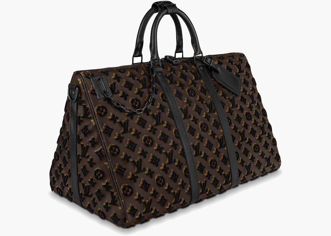 Louis Vuitton Keepall Ultra Limited Edition Triangle Monogram Mesh