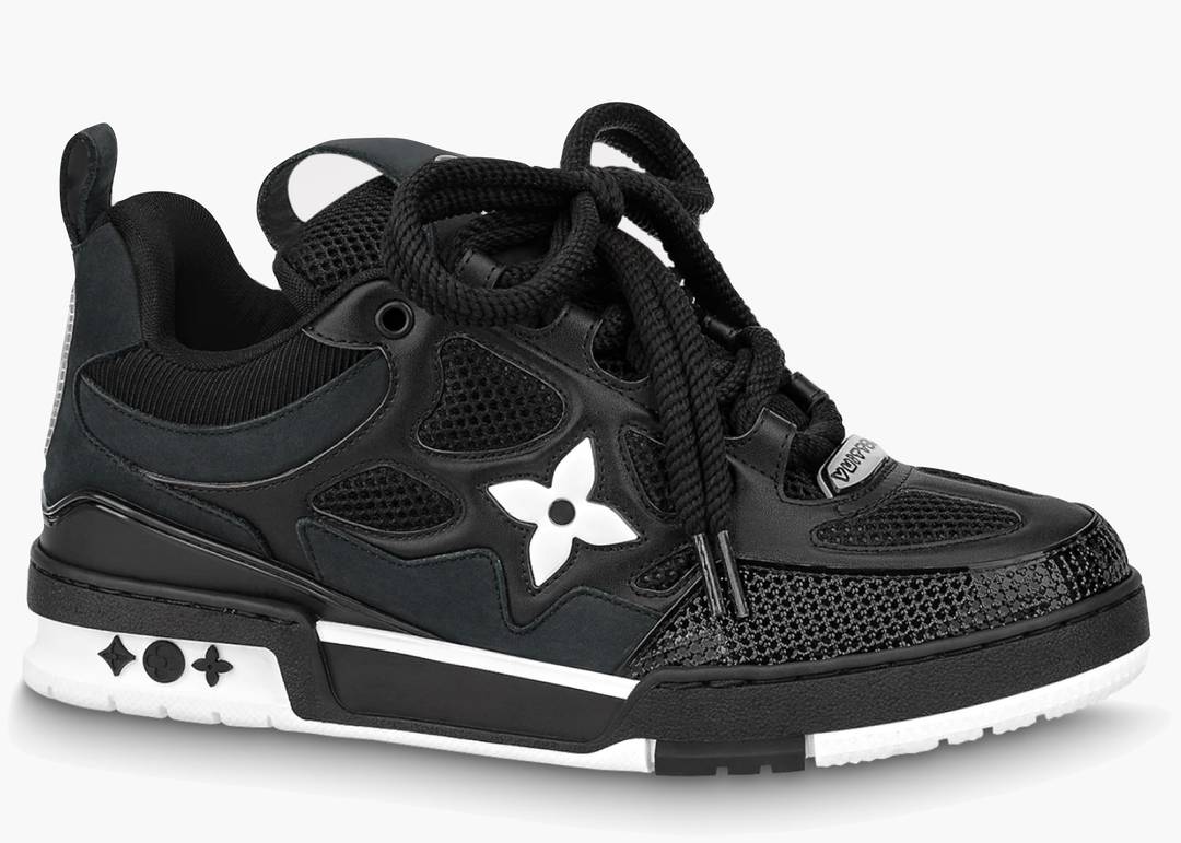 Louis Vuitton LV Skate Sneaker Black White