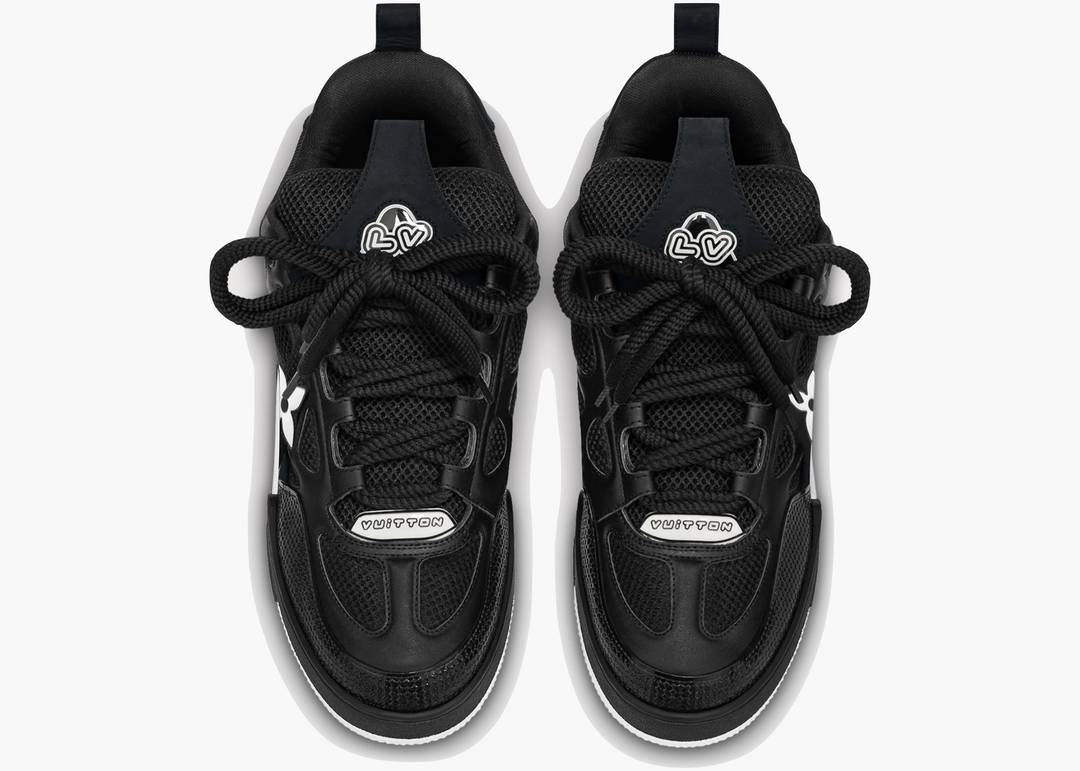 Louis Vuitton LV Skate Sneaker Black Black White｜TikTok Search