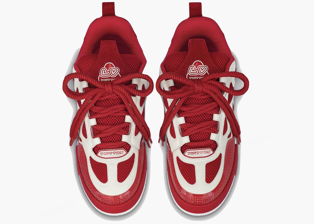 Louis Vuitton LV Skate Sneaker Red White