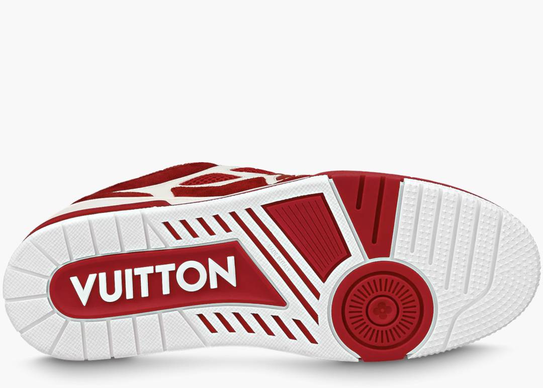 Louis Vuitton Red 'LV Skate' Sneakers