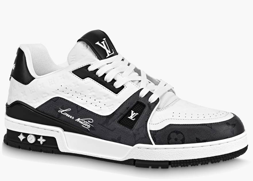 Louis Vuitton LV 408 Trainer in Black and White