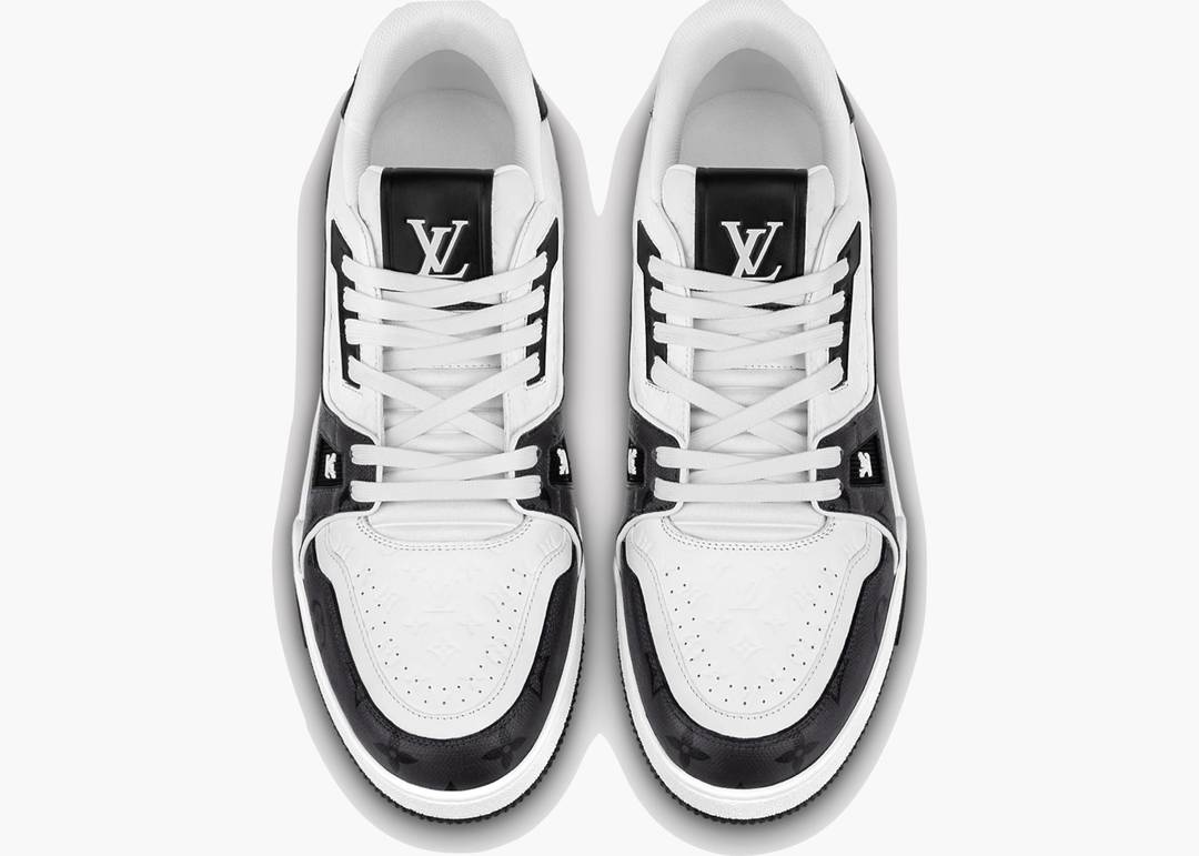 Classics! Louis Vuitton LV Trainer '54' BLACK WHITE SNEAKER