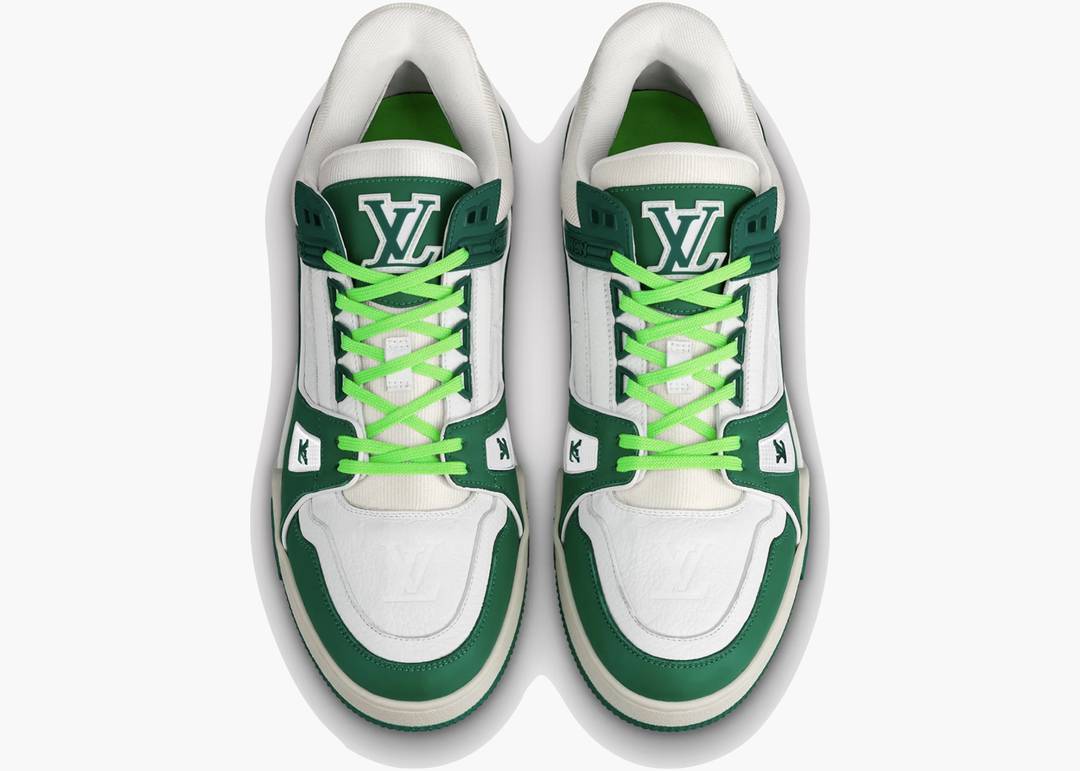 Louis Vuitton LV Trainer Green Men's - 1A8127 / 1A9VNQ - US